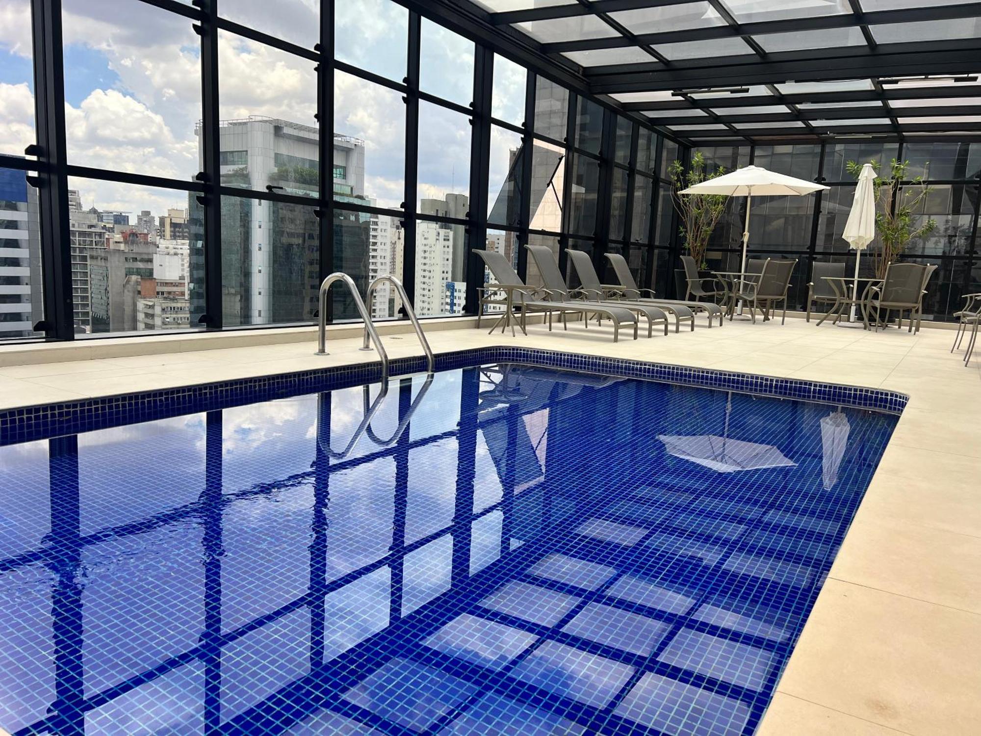 Flat-Hotel Faria Lima Itaim Sao Paulo, Garagem Inclusa ! 外观 照片